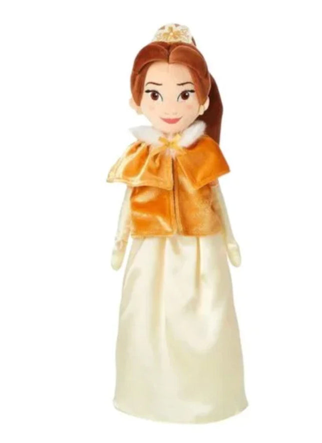 Disney Store Beauty &The Beast Winter Cape Belle 19" Plush Doll Soft Toy NEW TAG