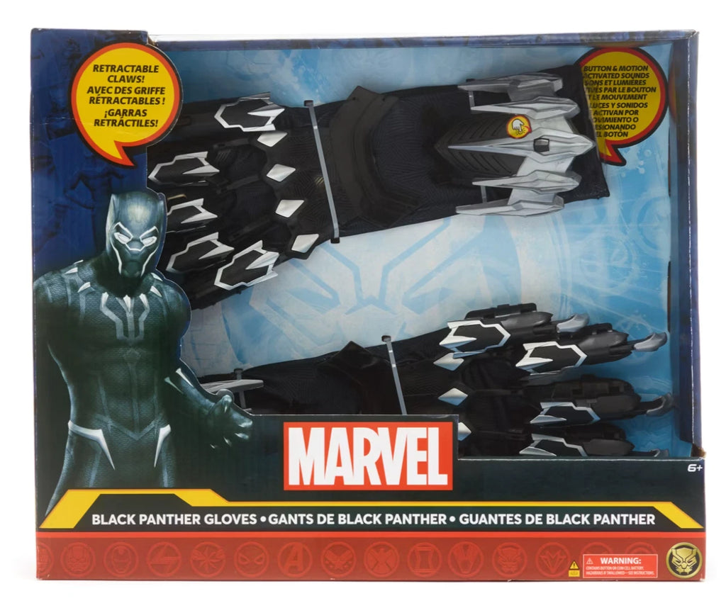 Disney store Black Panther: Wakanda Forever Interactive Retractable Gloves NEW