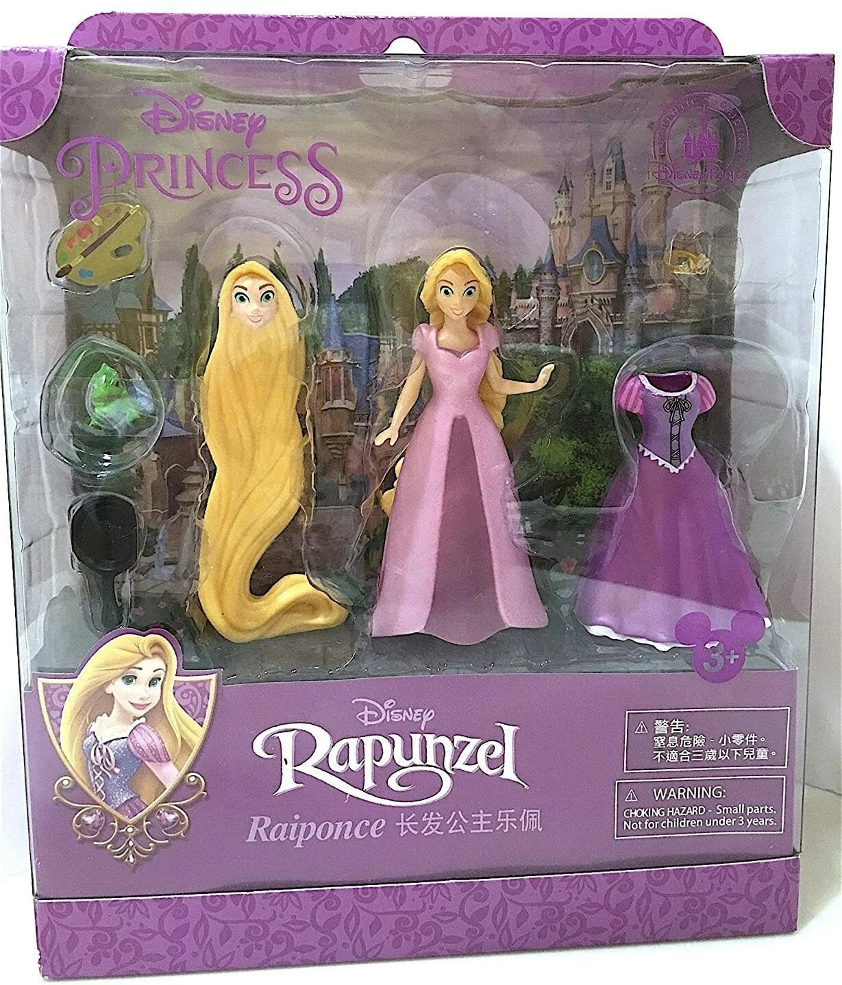 Disney Parks Rapunzel Princess Fashion Figure Playset Pascal Pan NEW