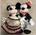 DISNEYLAND MICKEY AND MINNIE MOUSE WEDDING SOFT PLUSH PAIR NEW TAGGED