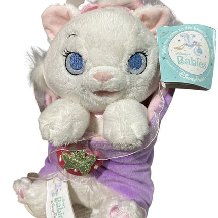 New Disney Store Aristocats Baby Marie In Pouch Blanket Soft Toy 25cm New