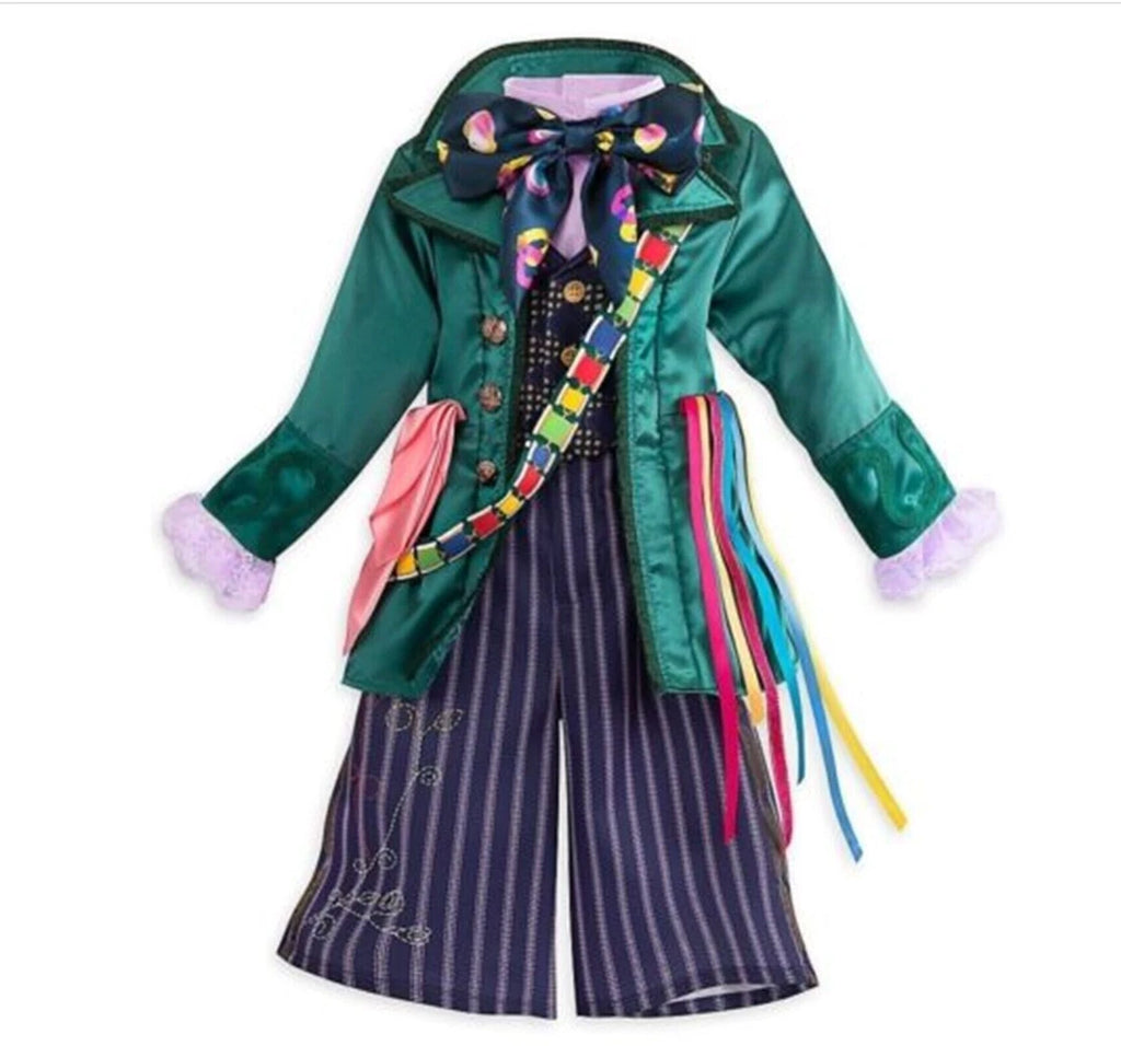 Disney Store Alice in Wonderland Deluxe Mad Hatter Costume Age 4 Years
