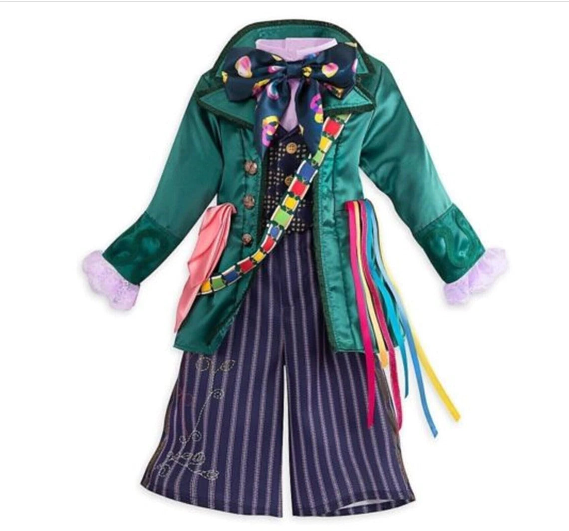 Disney Store Alice in Wonderland Deluxe Mad Hatter Costume Age 4 Years