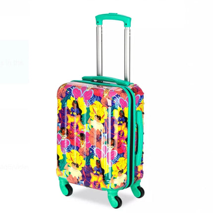 Official Disney Encanto Rolling Luggage trolley bag floral colourful Hard shell