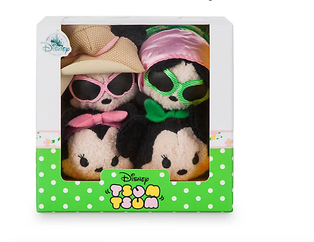 Disney Mickey & Minnie Mouse Summer Picnic TSUM TSUM soft set LIMITED EDITION