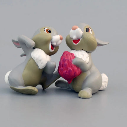 Disney Bambi Thumper & bunny pvc figure figurine cake topper set of 2