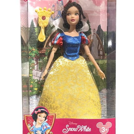 Disney Official Snow White deluxe special edition doll toy w brush NEW BOX 12"