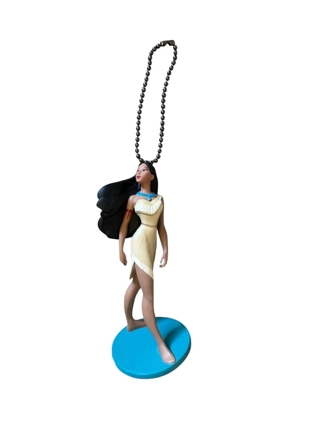 Disney official Princess Pocahontas PVC FIGURE fan /light pull 4" new