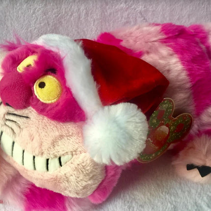 Disney Store Original Cheshire Cat Plush Soft Christmas Alice in Wonderland 15''