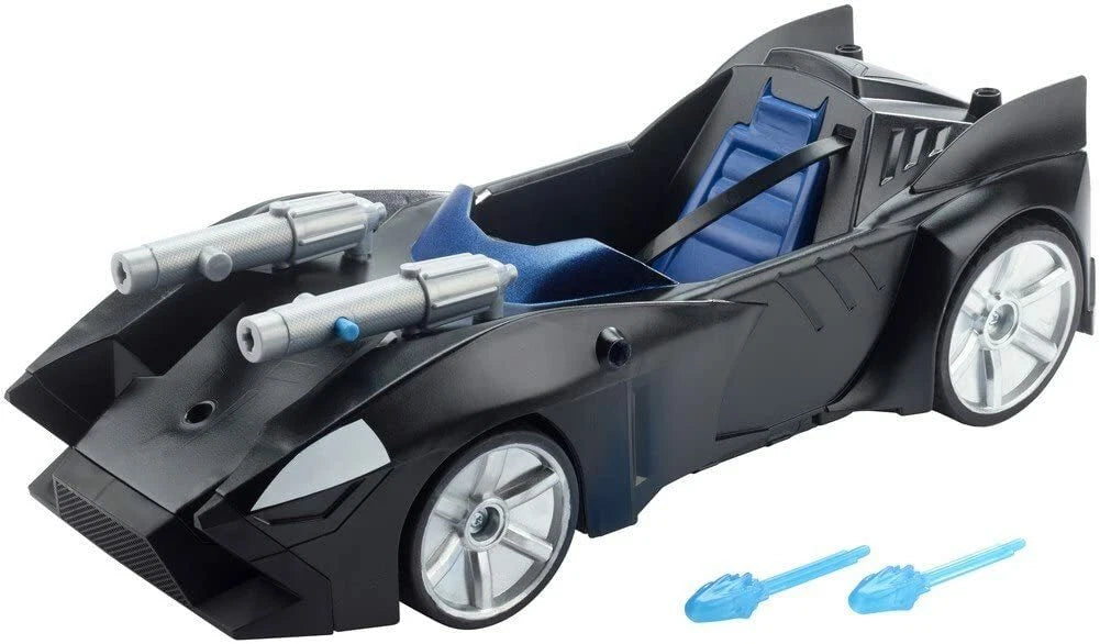 JUSTICE LEAGUE Batman Action Twin Blast Batmobile Vehicle Toy New Boxed