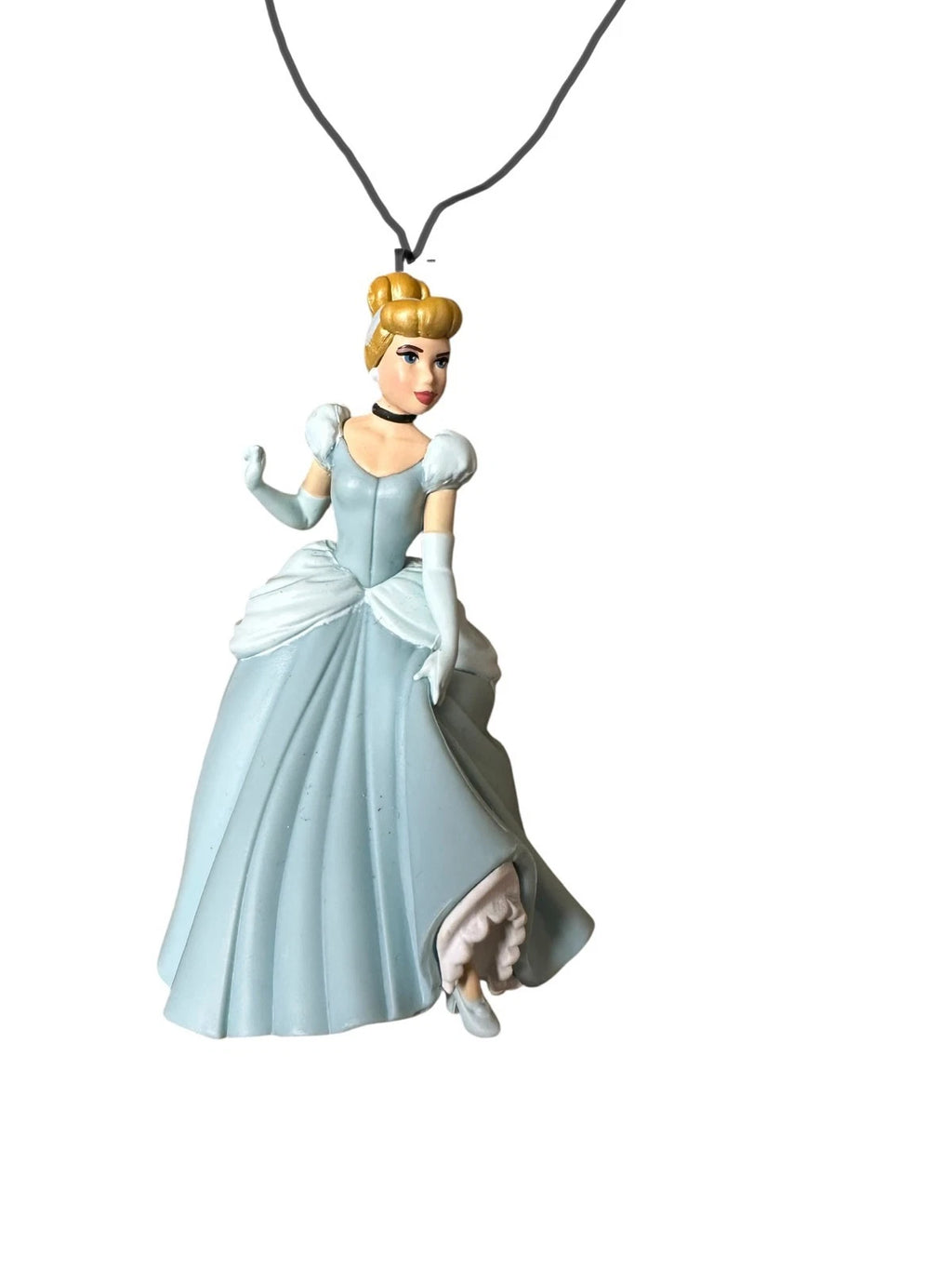 Disney Official Princess Cinderella Figure Figurine Hanging ornament Blue Gown
