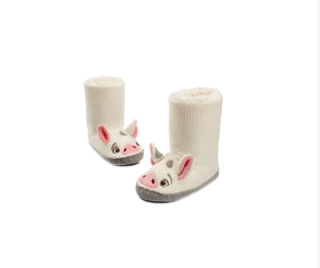 Disney Store Official Moana Pua Boots Slippers SHOES Kids UK Size 6/7 EU 23/24