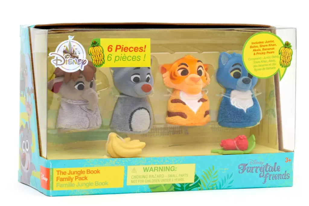 New Disney Furrytale Friends family pack Figures Akela Baloo Shere Khan Junior