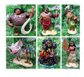 Disney Store official Moana Christmas tree Hanging Ornament set maui hei hei pua
