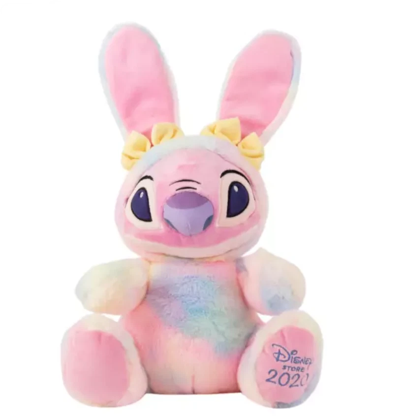 Disney Store Stitch Angel Easter Medium Soft Plush doll Toy Pink 2020 NEW TAG