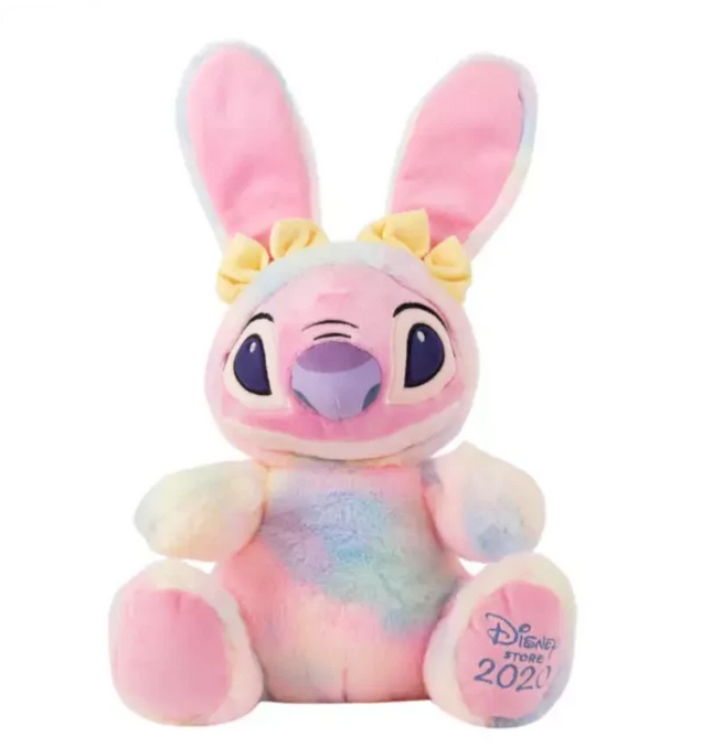 Disney Store Stitch Angel Easter Medium Soft Plush doll Toy Pink 2020 NEW TAG