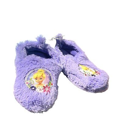 Disney Store Tinkerbell Fairies Warm Winter Indoor Slippers Shoes