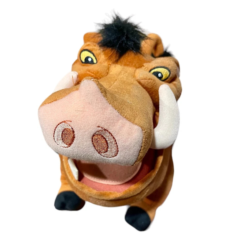 Disney Store Lion King Pumbaa Classic Large Soft Plush Toy - 12" NEW Tagged