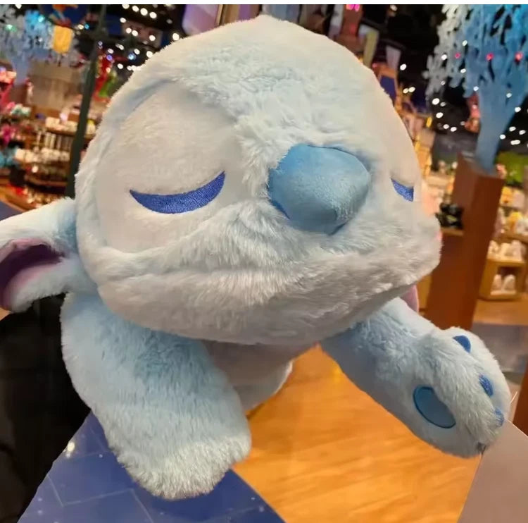 Disney Lilo & Stitch Sleepy Lying Plush Toy Doll Cuddles Cushion Pillow 45cm NEW