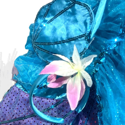 Disney Official Little Mermaid Ariel Fancy Dress costume kid girls size 5/6 NWT