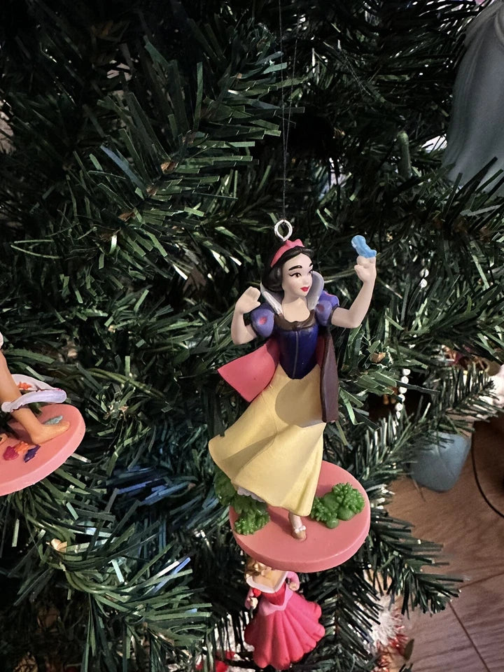 Disney Princess Exclusive 9pc Holiday Ornament Set Christmas Tree