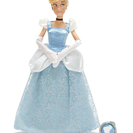 Disney Store Official Cinderella Classic Doll with pendant NEW in Box