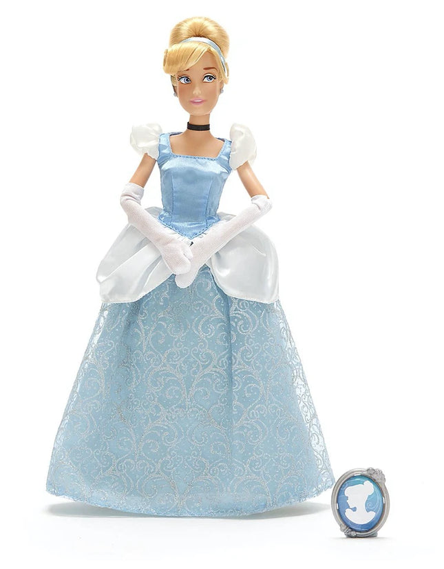 Disney Store Official Cinderella Classic Doll with pendant NEW in Box