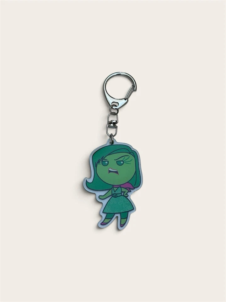 Disney Inside Out Characters Holiday Gift Keychain Bag Charms Set Of 8pcs