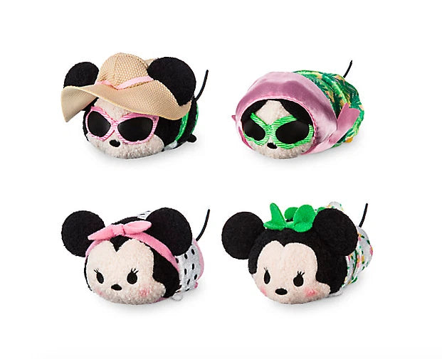 Disney Mickey & Minnie Mouse Summer Picnic TSUM TSUM soft set LIMITED EDITION