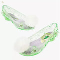 Disney Official Tinker Bell Fairy Costume Shoes for Girls Kids UK 13/1 EU 32/33