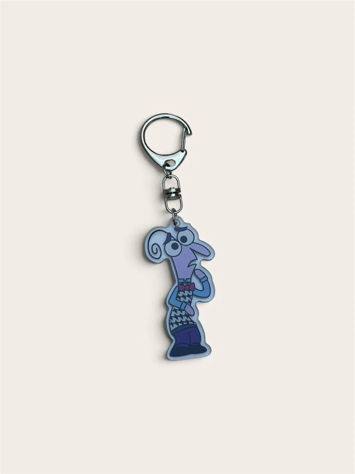 Disney Inside Out Characters Holiday Gift Keychain Bag Charms Set Of 8pcs