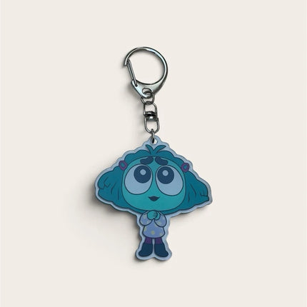 Disney Inside Out Characters Holiday Gift Keychain Bag Charms Set Of 8pcs