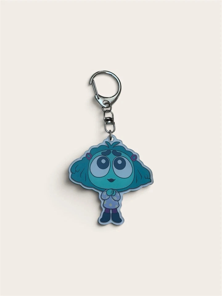 Disney Inside Out Characters Holiday Gift Keychain Bag Charms Set Of 8pcs