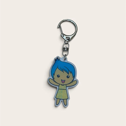 Disney Inside Out Characters Holiday Gift Keychain Bag Charms Set Of 8pcs