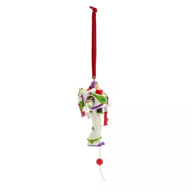 Disney Store Toy story Buzz Lightyear Feature festive Christmas Hanging Ornament