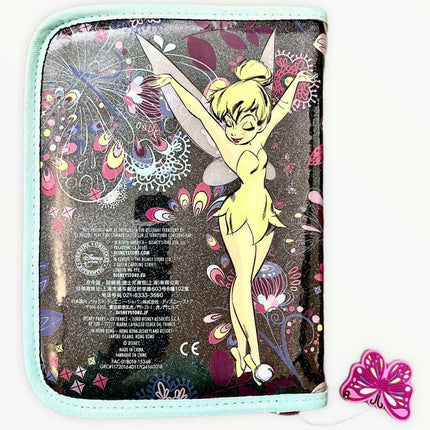 Disney Tinker Bell fairy zip up pencil stationery colour artwork case school