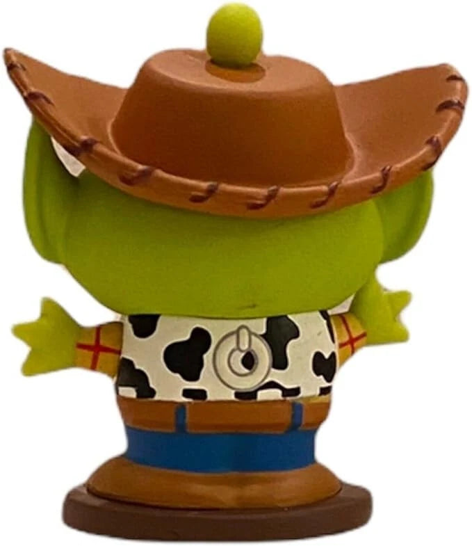 Disney Remix Space Alien Sheriff Woody Keychain Dangler Toy Story Figure Charm