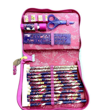 Disney Tinker Bell fairy zip up pencil stationery colour artwork case school