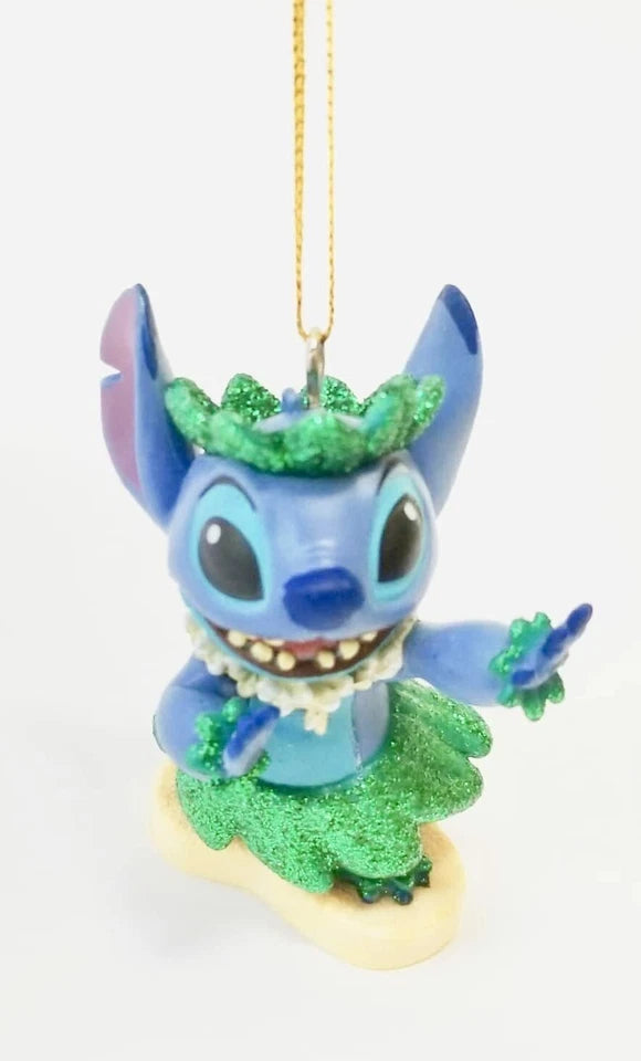 Disney Lilo Stitch Hula Hawaiian Stitch Alien Christmas Tree Ornament Pvc Holida