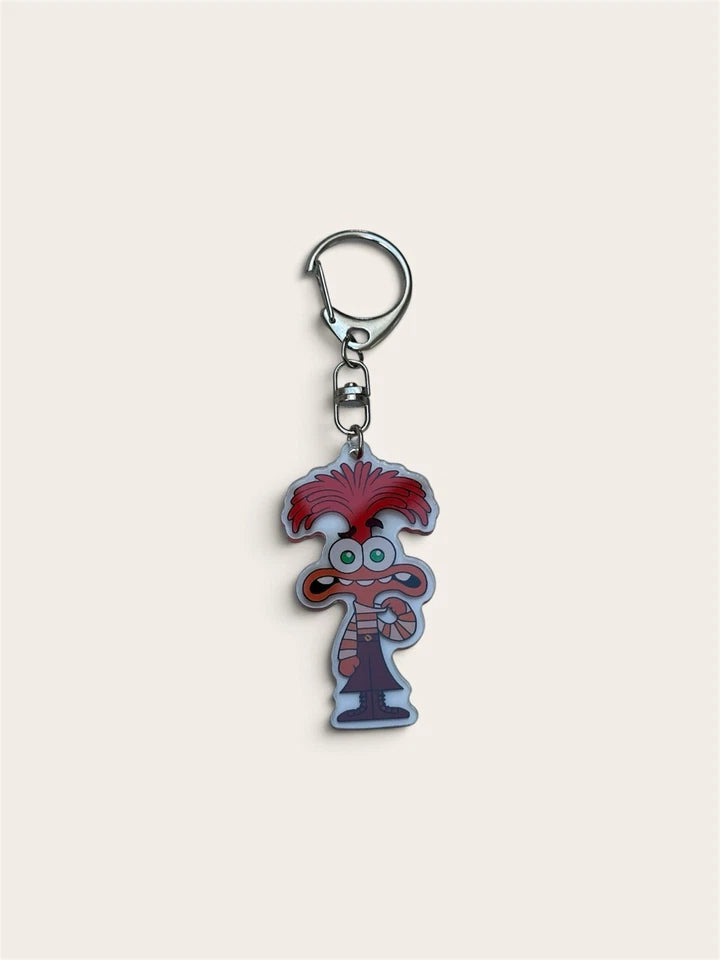 Disney Inside Out Characters Holiday Gift Keychain Bag Charms Set Of 8pcs