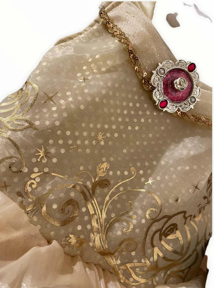 Disney Beauty and the Beast Princess Belle Fancy dress costume for girl size 5/6