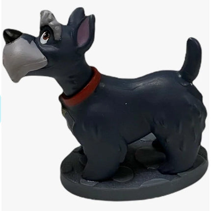 Lady & Tramp Jock Dog Key Ring Dangler Ornament PVC Figure Figurine 3” Charm