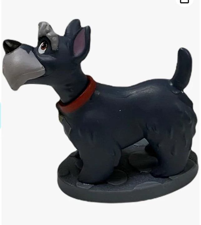 Lady & Tramp Jock Dog Key Ring Dangler Ornament PVC Figure Figurine 3” Charm