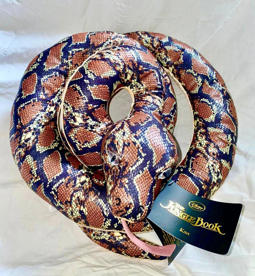 Disney Store Official Jungle Book Kaa Snake plush Soft Stuffed animal toy NEW
