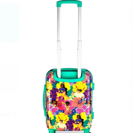 Official Disney Encanto Rolling Luggage trolley bag floral colourful Hard shell