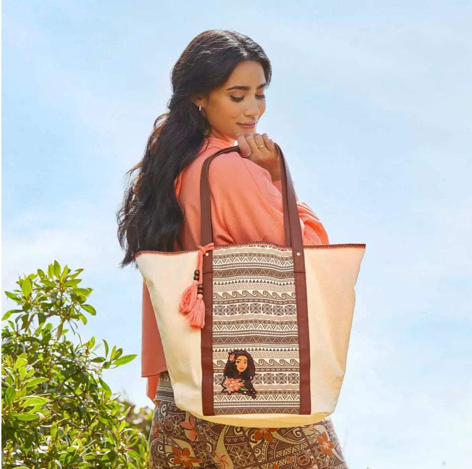 Disney Store Moana Tote Bag Summer Beach handbag NEW tagged
