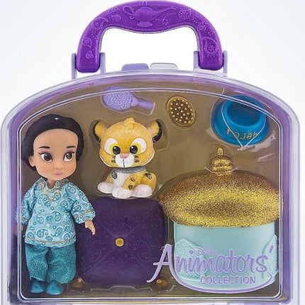 Disney Aladdin Jasmine Animators Collection Mini Doll Play Set w accessories 5"