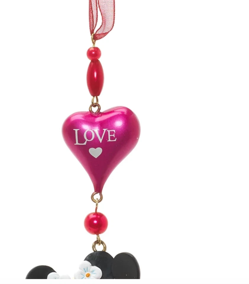 DISNEY Authentic LIMITED EDITION Mickey Mouse Wedding heart Ornament