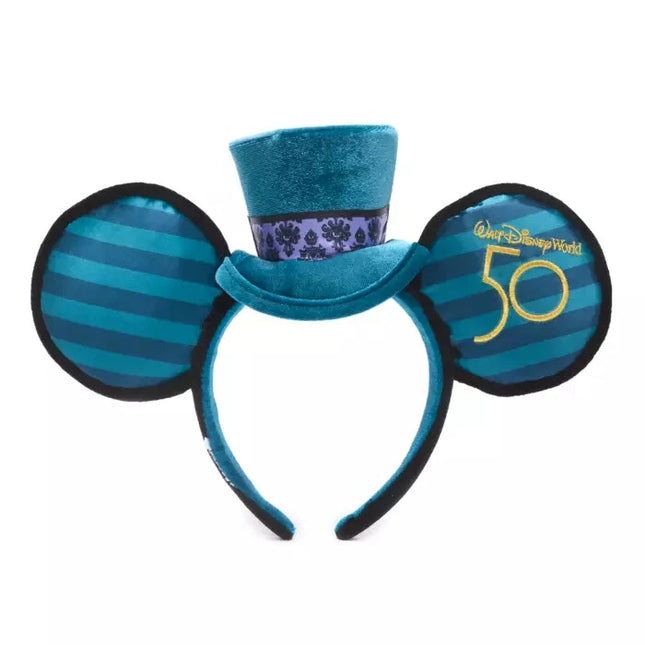 Disney official Mickey Mouse The Main Attraction Haunted Mansion Ears Headband