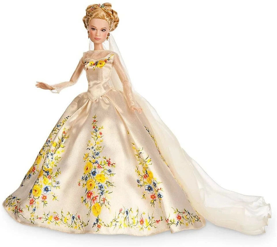 Cinderella & Prince Charming Wedding Doll Set 11" Action Film 2015.
